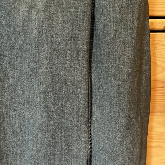 Calvin Klein slate gray sheath dress with zipper detail - gently preloved - Picture 8 of 10
